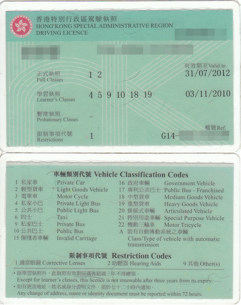 Buy Hong Kong Driving License online Without taking the test